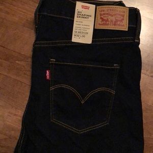 NWT Levi Blue Super Skinny Jeans size 14.
